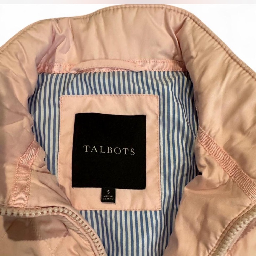 Talbots Pink Quilted Vest - Picture 3 of 7